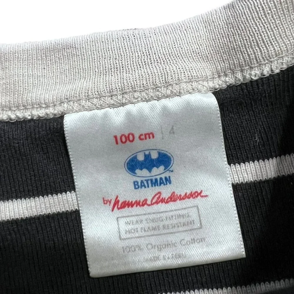 Hanna Andersson Sz 100 (4) Batman Pajamas
